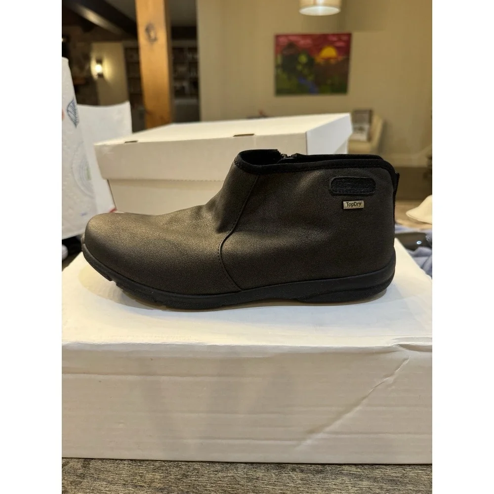 ROMIKA Top Dry Women Bootie Boots Size 37‎ Medium Black Synthetic Zip